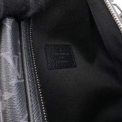 Pre Owned حقيبة لوي فيتون تاغا راما قماش جلد مغلف باللون الأسود للجسم والخصر