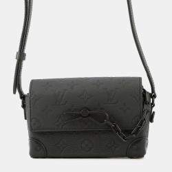 Pre Owned Louis Vuitton Steamer Wearable Wallet Noir Monogram Taurillon