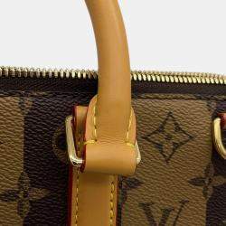 مملوكة مسبقًا Louis Vuitton Sac Plat Messenger Brown Monogram Stripe