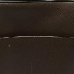 Pre Owned Louis Vuitton Brown Taiga Leather Pegase 45 Business Luggage