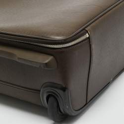 Pre Owned Louis Vuitton Brown Taiga Leather Pegase 45 Business Luggage