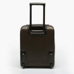Pre Owned Louis Vuitton Brown Taiga Leather Pegase 45 Business Luggage