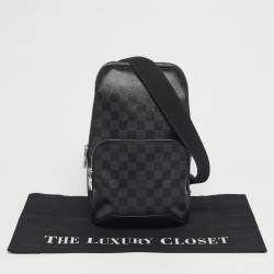 Pre Owned Louis Vuitton Damier Graphite Canvas Avenue Sling Bag