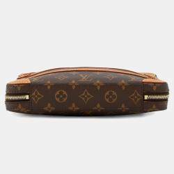 Pre Owned Louis Vuitton Soft Trunk / Messenger Brown Monogram Size PM