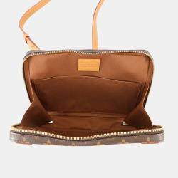 Pre Owned Louis Vuitton Soft Trunk / Messenger Brown Monogram Size PM