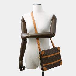 Pre Owned Louis Vuitton Soft Trunk / Messenger Brown Monogram Size PM