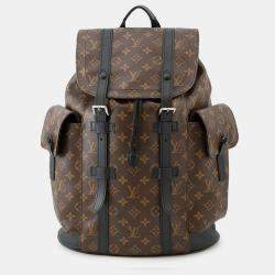 مملوكة مسبقًا Louis Vuitton Christopher Noir Monogram Macassar Canvas Size MM
