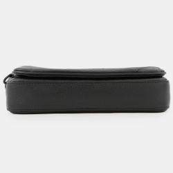 Pre Owned Louis Vuitton Trio Messenger Noir Monogram Shadow