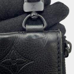 Pre Owned Louis Vuitton Trio Messenger Noir Monogram Shadow