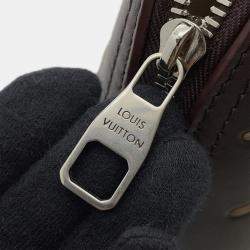 Pre Owned Louis Vuitton Alma Henry Taylor Brown Calf Leather Size 25