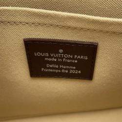 Pre Owned Louis Vuitton Alma Henry Taylor Brown Calf Leather Size 25