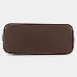 Pre Owned Louis Vuitton Alma Henry Taylor Brown Calf Leather Size 25