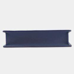 Pre Owned Louis Vuitton Sac Plat Messenger Navy Monogram Watercolor
