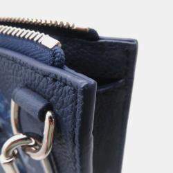 Pre Owned Louis Vuitton Sac Plat Messenger Navy Monogram Watercolor