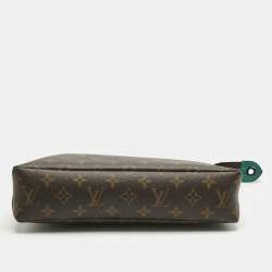 Pre Owned Louis Vuitton Borneo Monogram Canvas Pochette Voyage Souple