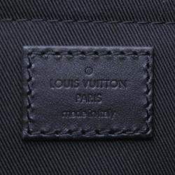 Pre Owned Louis Vuitton Black Monogram Eclipse Sac Plat 24H Tote