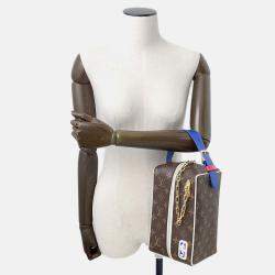 Pre Owned Louis Vuitton Cloakroom Drop Kit Blue Monogram Nba