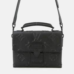 Pre Owned Louis Vuitton Ambassador Noir Monogram Seal Size Pm