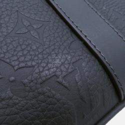 Pre Owned Louis Vuitton Sac Plat Noir Monogram Taurillon