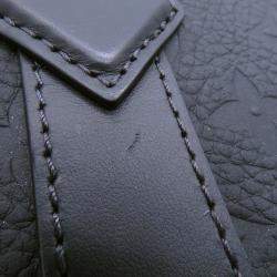 Pre Owned Louis Vuitton Sac Plat Noir Monogram Taurillon
