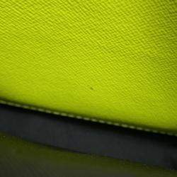 Pre Owned Louis Vuitton Christopher Wearable Wallet Noir/Brown/Neon Yellow Monogram Macassar Canvas