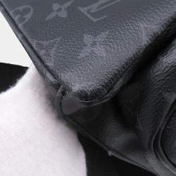 Pre Owned Louis Vuitton Backpack Monogram Eclipse Trio Black