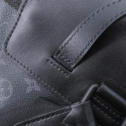 Pre Owned Louis Vuitton Backpack Monogram Eclipse Trio Black