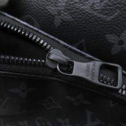 Pre Owned Louis Vuitton Backpack Monogram Eclipse Trio Black
