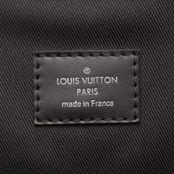 Pre Owned Louis Vuitton Backpack Coated Canvas And Leather With Damier Graphite Pattern Black