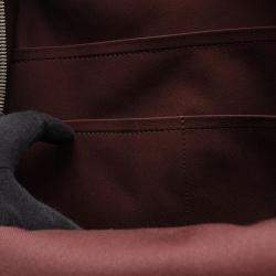 Pre Owned Louis Vuitton Josh Rucksack Pvc-Coated Canvas And Leather Monogram Macassar Brown/Black