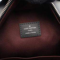 Pre Owned Louis Vuitton Josh Rucksack Pvc-Coated Canvas And Leather Monogram Macassar Brown/Black
