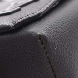 Pre Owned Louis Vuitton Fastline Wearable Wallet Shoulder Bag In Leather With Aerogram Pattern Black