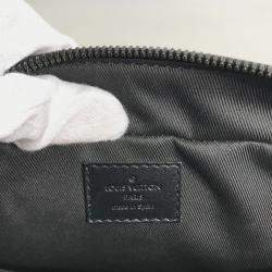 Pre Owned Louis Vuitton Monogram Eclipse Soft Trunk Briefcase/Handbag/2-Way Shoulder Bag/Business Bag In Canvas Black