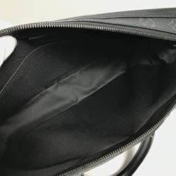 Pre Owned Louis Vuitton Monogram Eclipse Soft Trunk Briefcase/Handbag/2-Way Shoulder Bag/Business Bag In Canvas Black