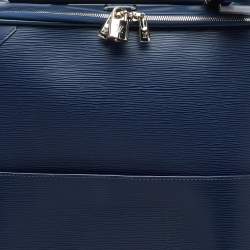 Pre Owned Louis Vuitton Indigo Epi Leather Pegase 55 Trolley Luggage