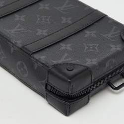 Pre Owned Louis Vuitton Monogram Eclipse Trunk Wallet