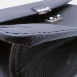 Pre Owned Louis Vuitton Associe Cartable Noir Taiga Leather