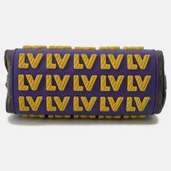 Pre Owned Louis Vuitton Keepall Noir Monogram LV Rubber Size XS