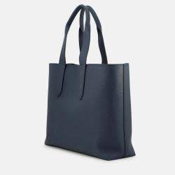 Pre Owned Louis Vuitton Cabas Voyage NV Navy Taurillon Leather