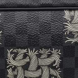 Pre Owned Louis Vuitton Damier Graphite Rope Pochette Volga