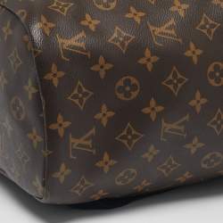 Pre Owned Louis Vuitton Monogram Macassar Canvas Zack Backpack