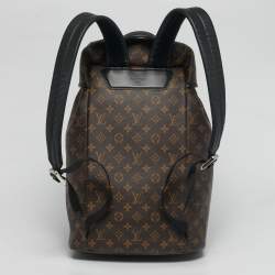 Pre Owned Louis Vuitton Monogram Macassar Canvas Zack Backpack