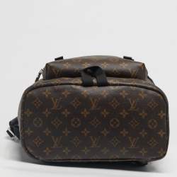 Pre Owned Louis Vuitton Monogram Macassar Canvas Zack Backpack
