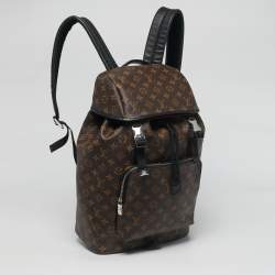Pre Owned Louis Vuitton Monogram Macassar Canvas Zack Backpack