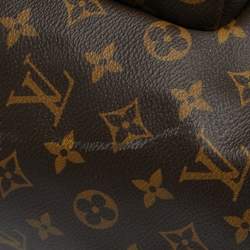 Pre Owned Louis Vuitton Monogram Macassar Canvas Zack Backpack