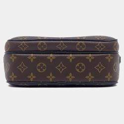 Pre Owned Louis Vuitton Black/Brown Coated Canvas S-Lock Messenger Bag