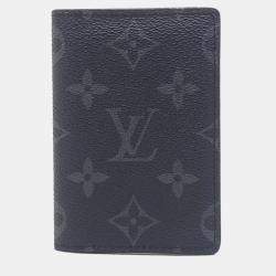 Pre Owned Louis Vuitton Grey Coated Canvas Pocket Organizer