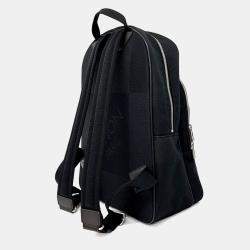 Pre Owned Louis Vuitton Black Fabric Damier-GÃ©ant Bongo Backpack