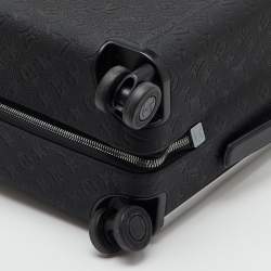 Pre Owned Louis Vuitton Black Taurillon Leather Horizon 55 Rolling Luggage