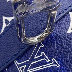 Pre Owned Louis Vuitton City Keepall Blue/White Monogram Bandana
